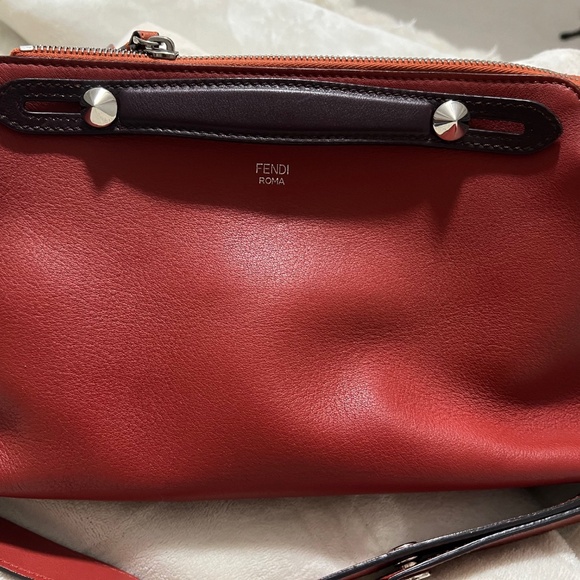 Fendi By The Way Medium Bag – Red Leather – (pre-loved , COA+QR code) - Picture 2 of 6